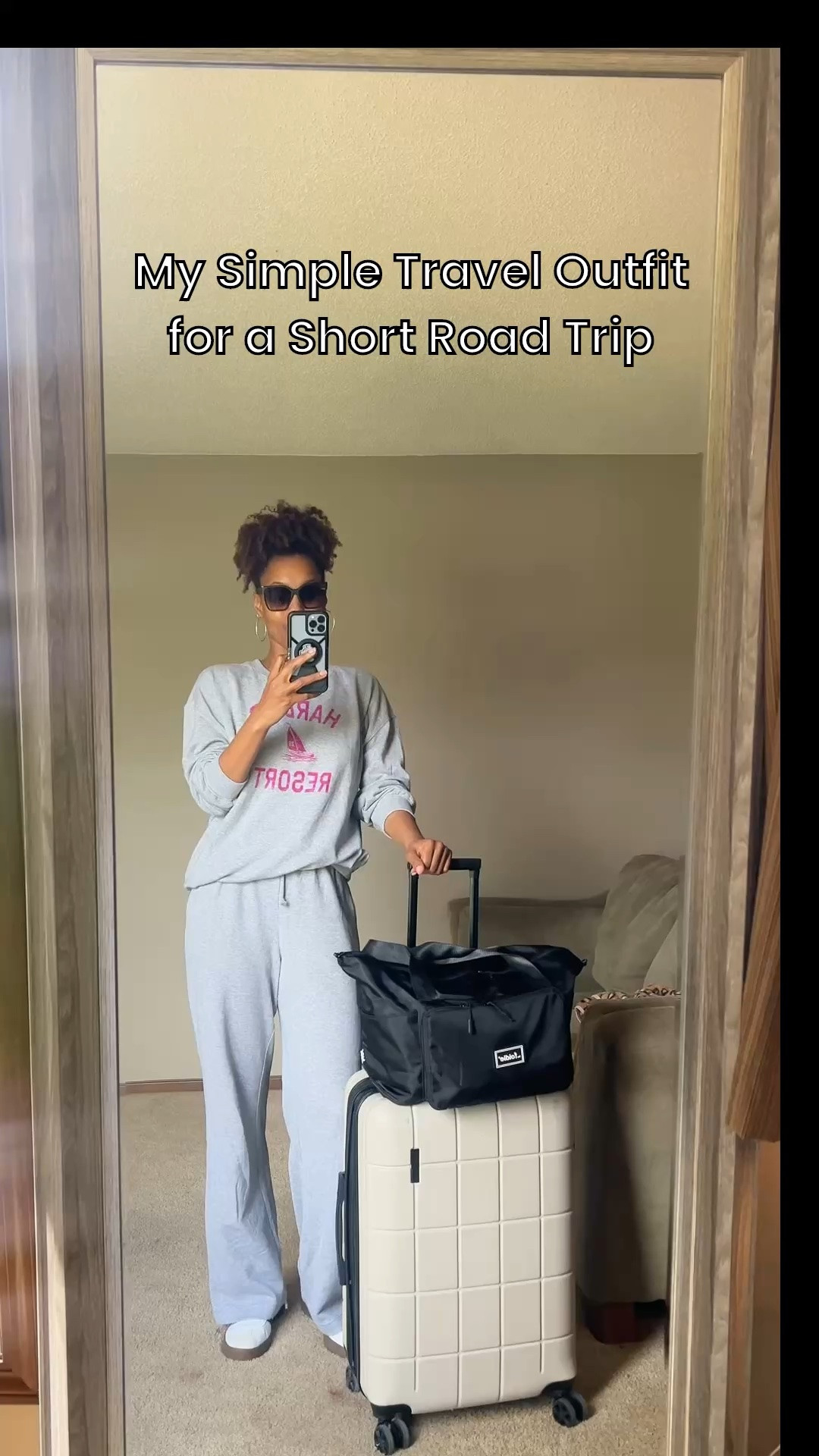 Hitting the road in this comfy travel outfit. I’ve been wearing this on repeat while the temperature work’s its way up and decides to stay up.

#LTKootd #LTKTravel #LTKOver40