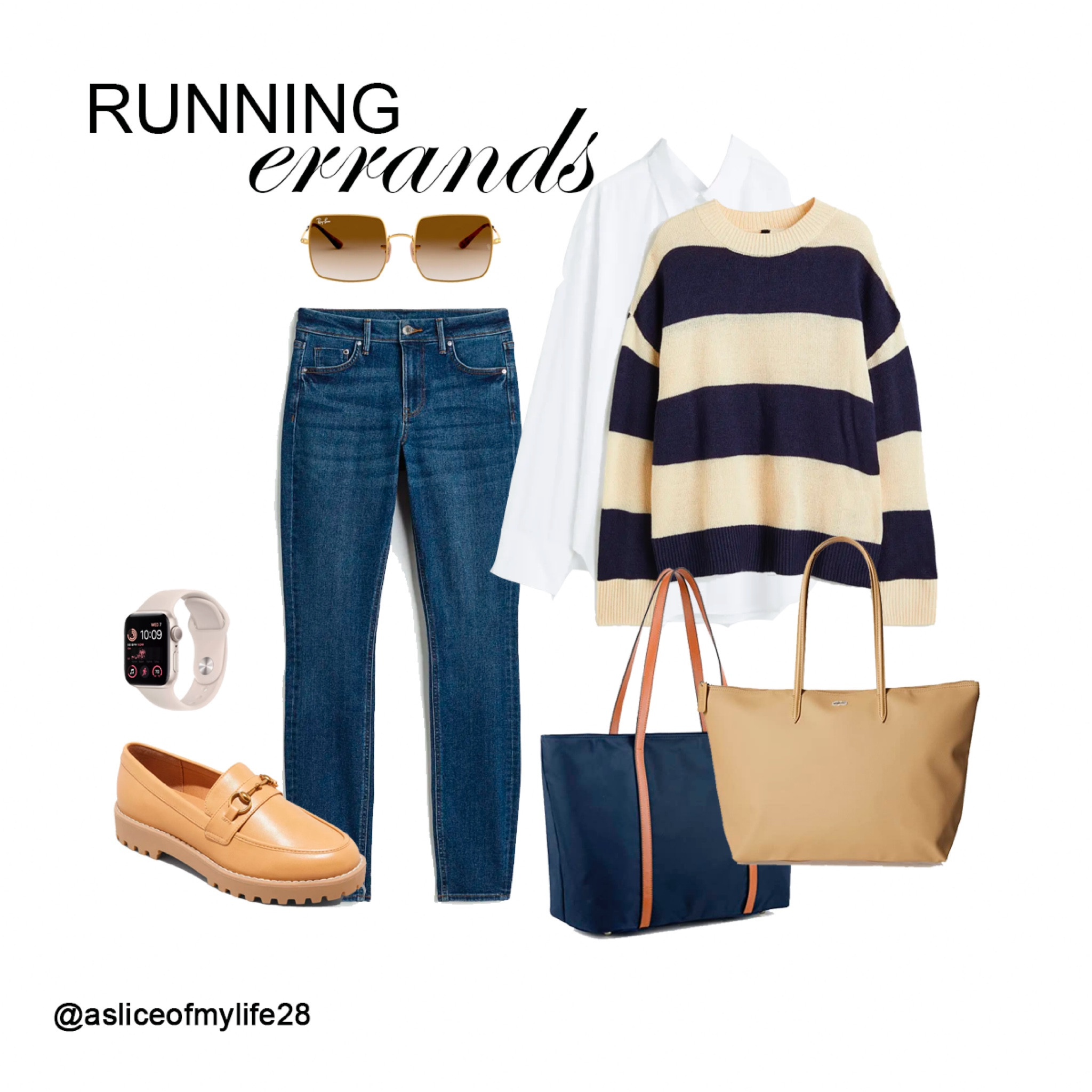 Look chic while running your errands