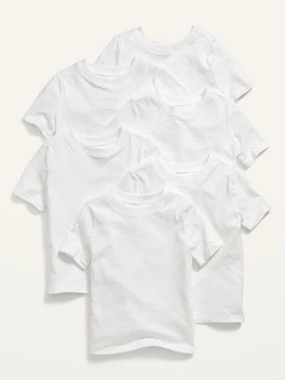 Unisex 6-Pack Short-Sleeve Crew-Neck Tee for Toddler | Old Navy (US)