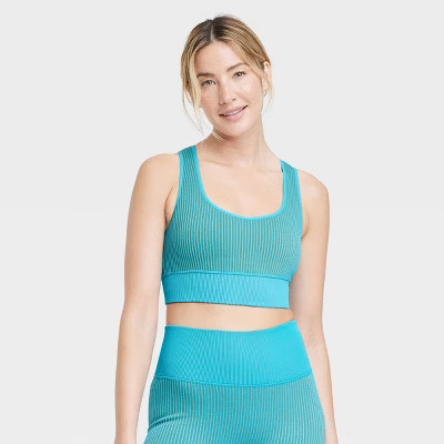 Women's Ribbed Seamless Bra - JoyLab™ | Target