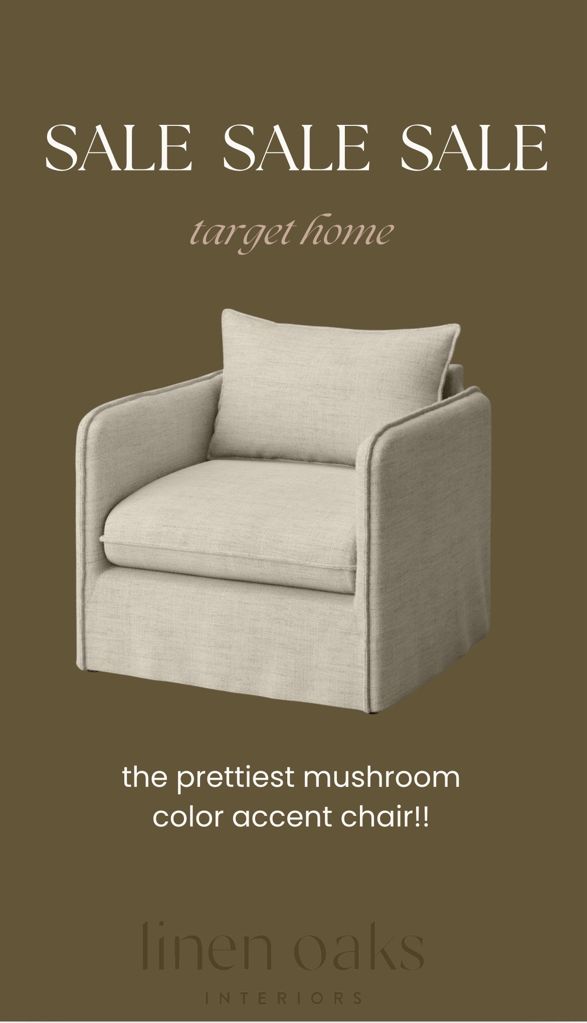 The cutest textured mushroom accent chair now on sale at Target!!

Chairs accents home decor styling neutral decor #home #accentchairs 

#LTKFallSale #LTKFamily #LTKHome