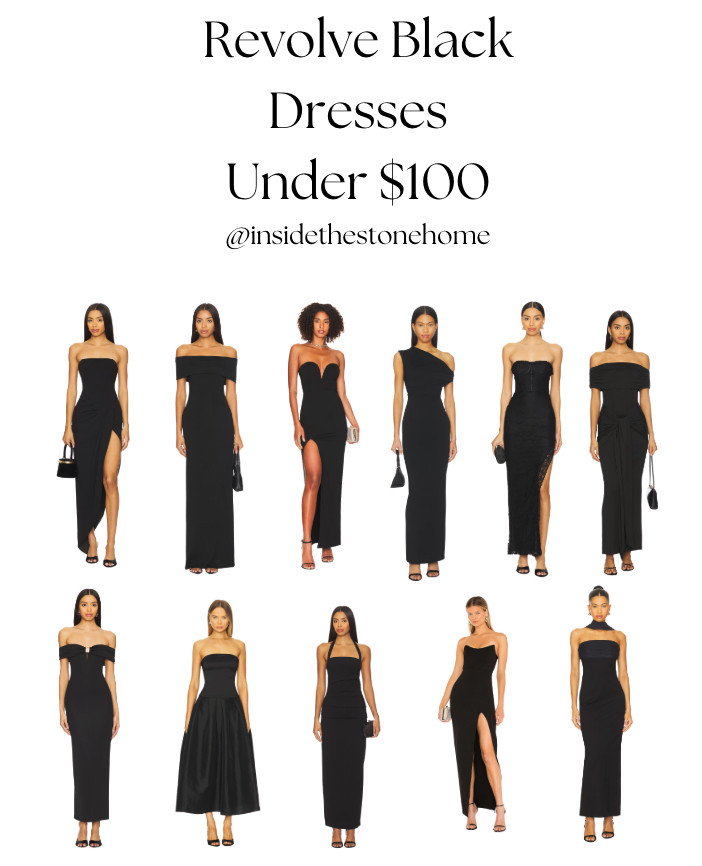 Revolve has a great selection of formal black dresses under $100.  #Littleblackdress #blacktiedress #blackgown #Blackformal  

 

#LTKSeasonal #LTKSaleAlert #LTKWedding