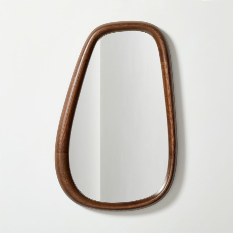 Kalle Wood Wall Mirror 23"x36" + Reviews | CB2 | CB2