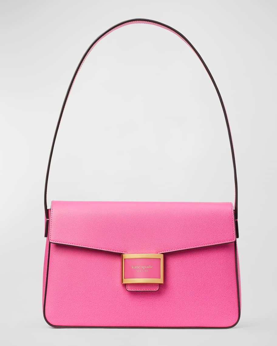 kate spade new york katy flap leather shoulder bag | Neiman Marcus