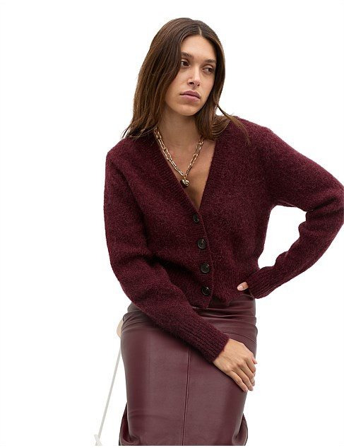Seed Heritage Lofty Button Knit Cardigan | David Jones | David Jones (Australia & New Zealand)