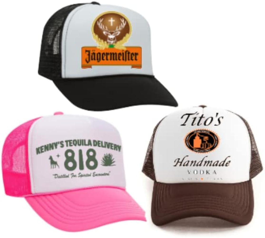 818 Kenny's Tequila Vodka dad Vintage Trucker Hat Cap Baseball Christmas Jager Gift Funny Old School | Amazon (US)