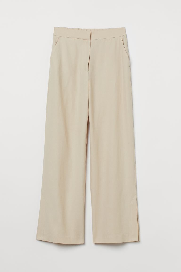 Wide-cut Side-slit Pants | H&M (US)