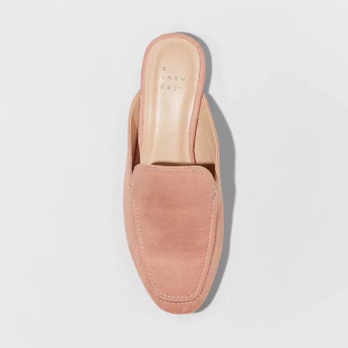 Women's Mabel Microsuede Square Toe Mules - A New Day™ | Target