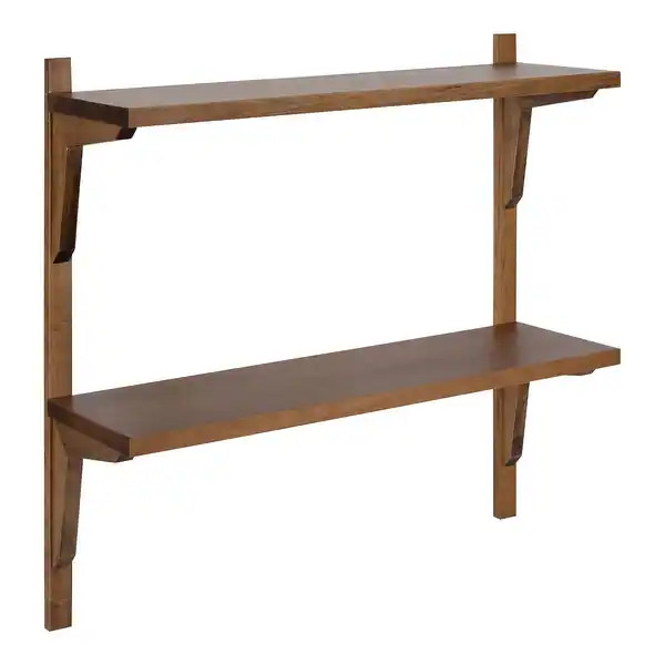 Kate and Laurel Meridien Mid-Century Wall Shelves - 24x8x24 | Overstock.com Shopping - The Best D... | Bed Bath & Beyond