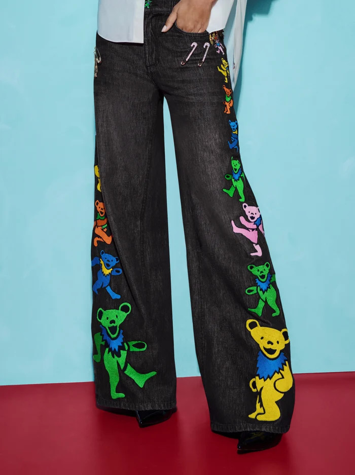 A+O X GRATEFUL DEAD AMAZING JEAN | Alice + Olivia