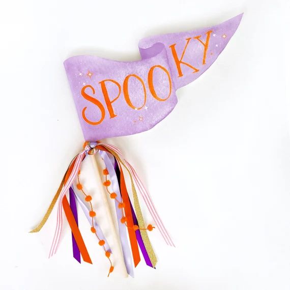 Spooky Party Pennant | Halloween Pennant | Spooky Party Decor | Spooky Flag | Halloween Decor | H... | Etsy (US)