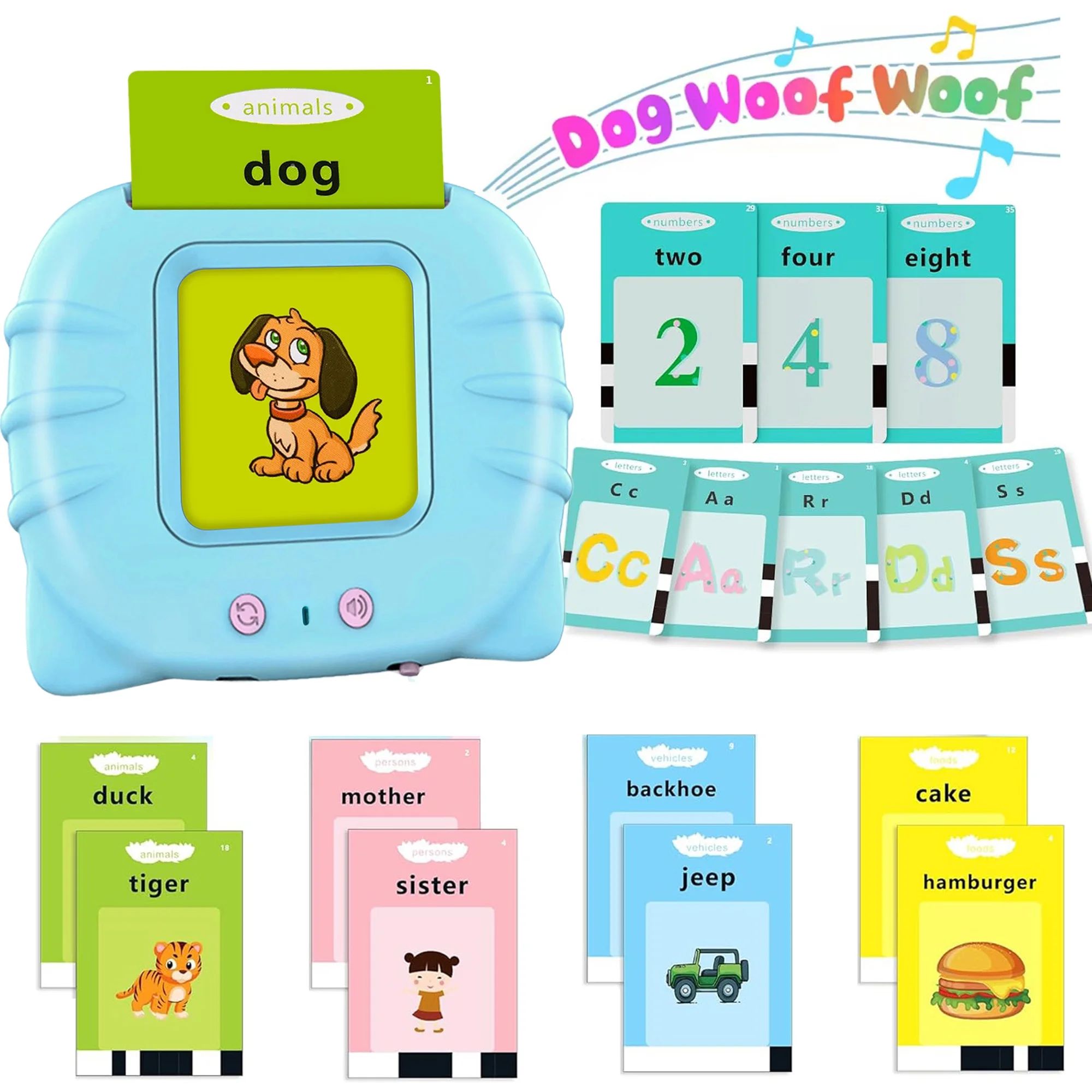 Toddler Toys for 2 3 4 5 Year Old Boys and Girls, 224 Sight Words Talking Flash Cards Pocket Spee... | Walmart (US)