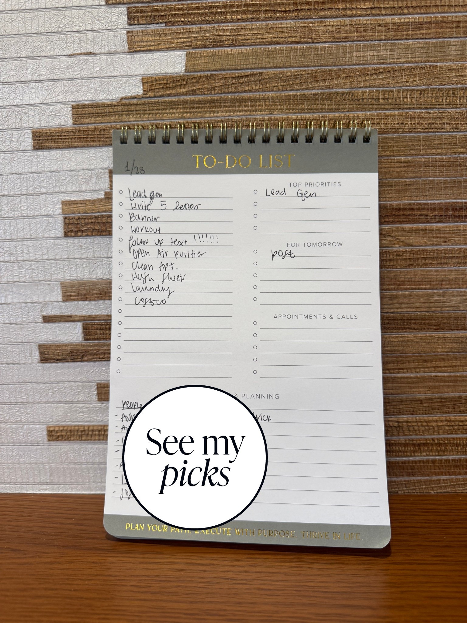 Cheap! These gel pens and this To-Do list… I will never go back to anything different! 

Makes my days way more productive! 

#LTKmorningroutine #LTKHome #LTKdayinmylife