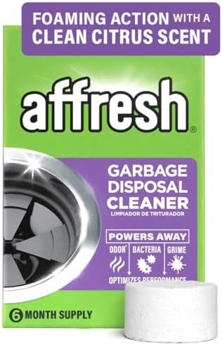 Affresh Garbage Disposal Cleaner, Helps Power Away Odor Causing Bacteria, Debris & Grime in Grind... | Amazon (US)