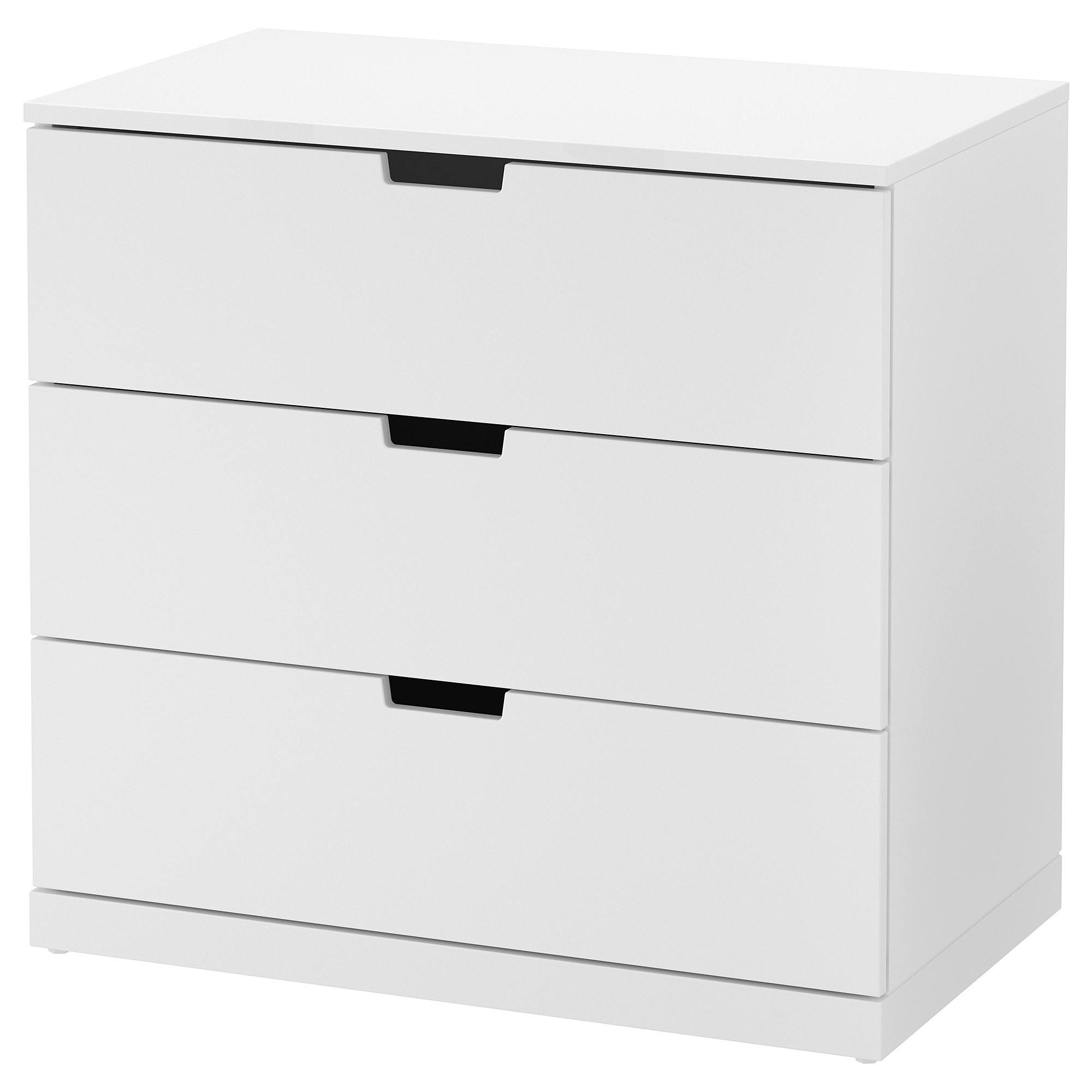 NORDLI Kommode mit 3 Schubladen, weiß, 80x76 cm - IKEA Deutschland | IKEA (DE)