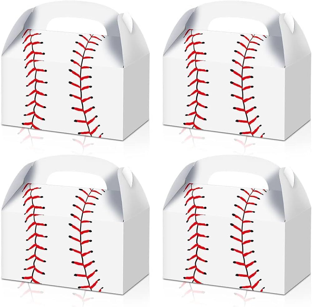 24 PCS Party Favor Candy Boxes for Baseball Birthday Party Supplies, Party Gift Goody Treat Candy... | Amazon (US)