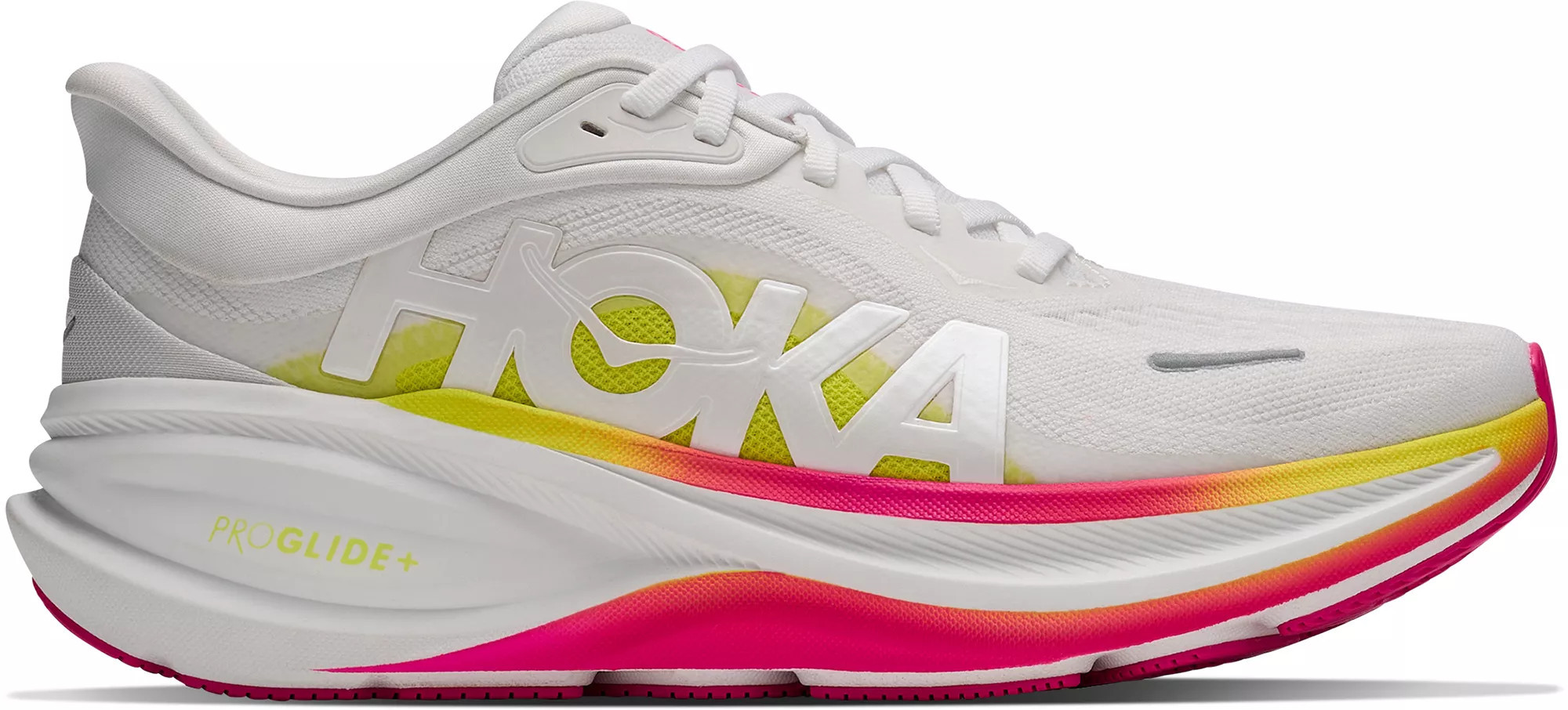 HOKA Women's Clifton Pro Running Shoes, Size 11, White/Citrus | DICK'S Sporting Goods