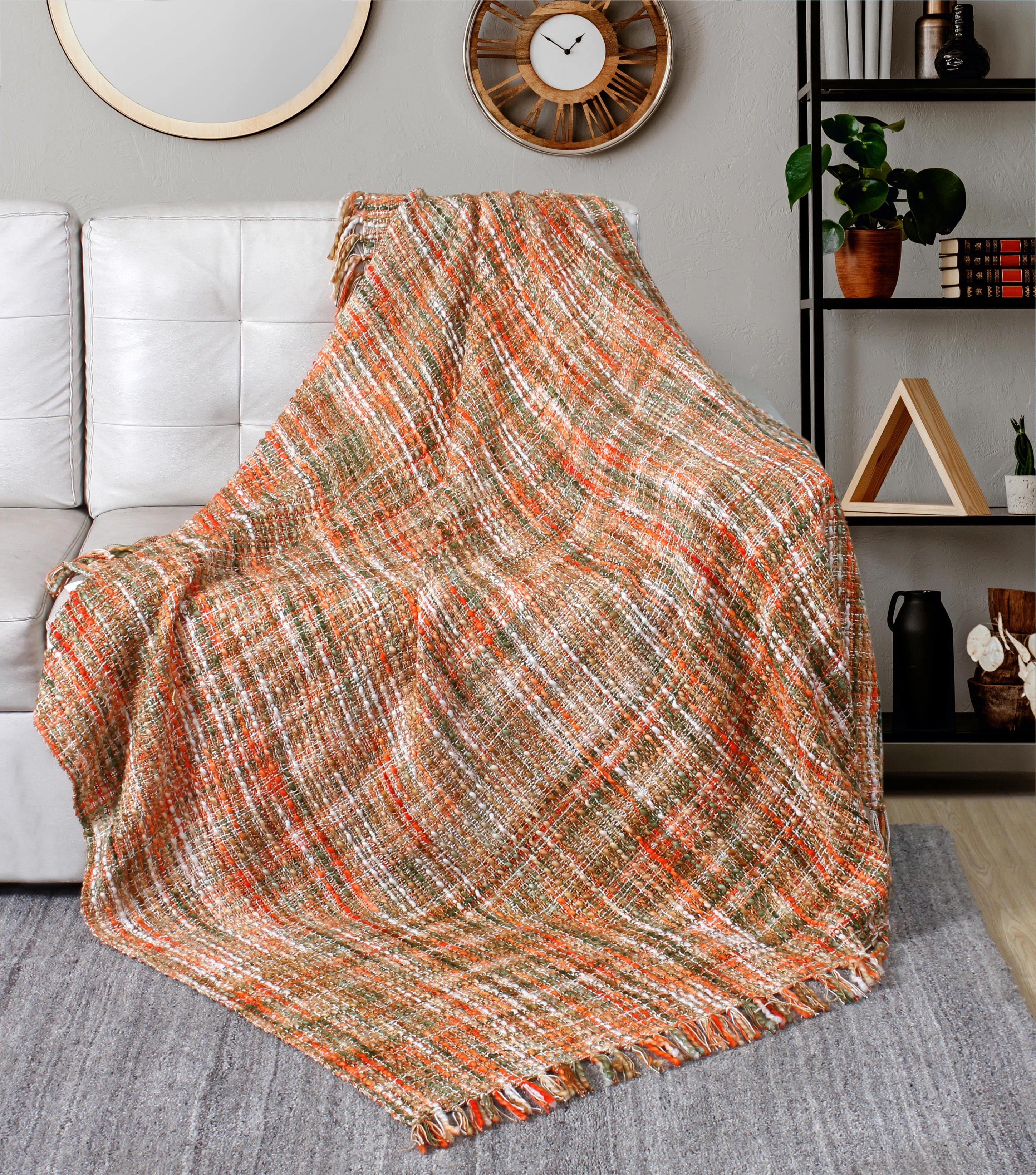 FabStyles Florence Luxury Throw Blanket Soft and Cozy Decorative Home Blanket 50 x 60 | Wayfair | Wayfair North America