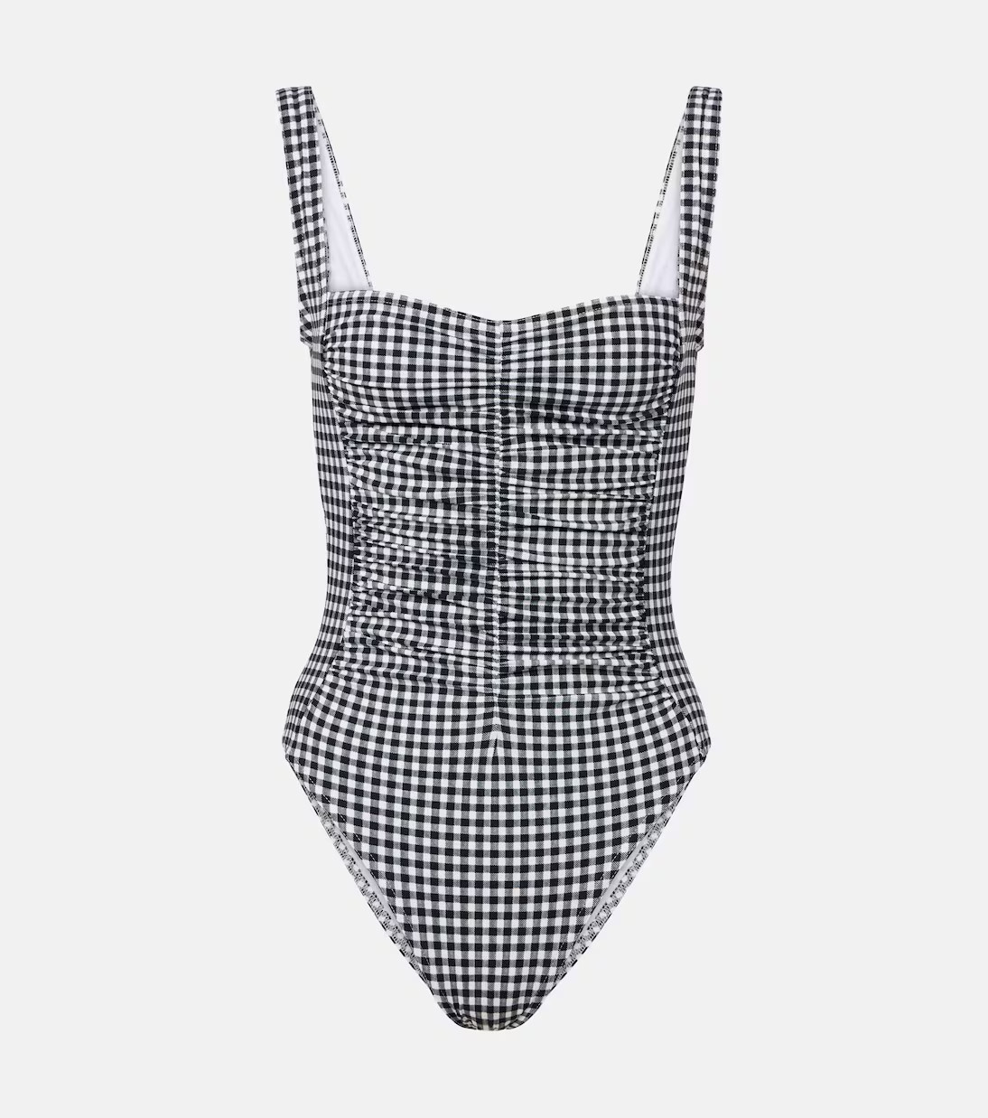 Ruched gingham swimsuit | Mytheresa (US/CA)