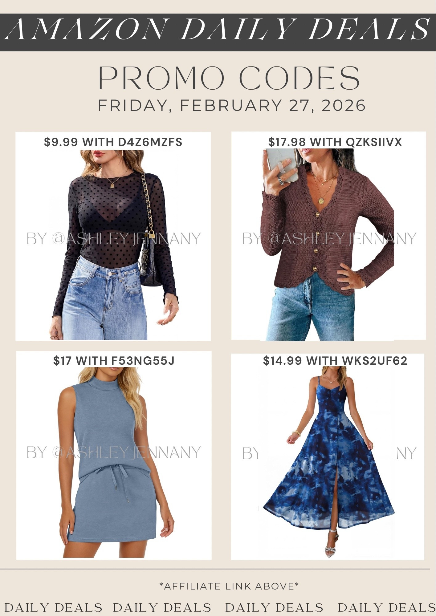 Amazon fashion deals 

#LTKsalealert #LTKmidsize #LTKfindsunder50