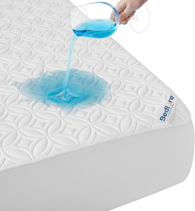 BEDLORE Waterproof Mattress Protector, Queen Size Mattress Pad Noiseless | Amazon (US)