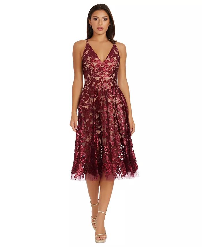 Blair Lace Midi Dress | Macy's