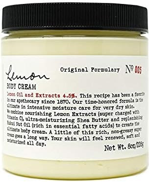C.O. Bigelow No. 005 Lemon Body Cream with Lemon Oil and Extracts, Moisturizes Dry Skin, 8 Ounces | Amazon (US)