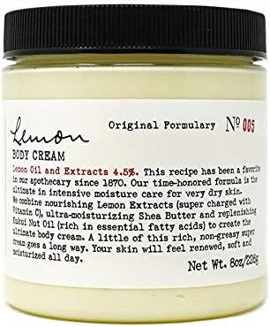 C.O. Bigelow No. 005 Lemon Body Cream with Lemon Oil and Extracts, Moisturizes Dry Skin, 8 Ounces | Amazon (US)