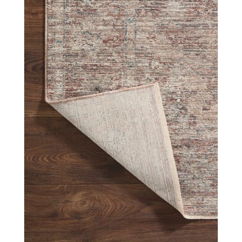 Magnolia Home By Joanna Gaines X Loloi Millie Brick / Fog Area Rug | Wayfair North America