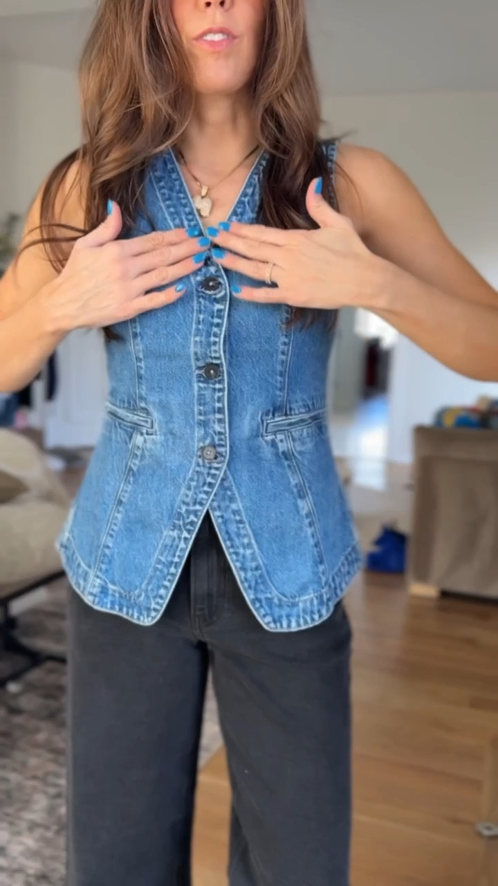 Love a denim vest! Gap has the best basics so reliable and are timeless! 

#LTKSeasonal #LTKStyleTip #LTKFindsUnder50