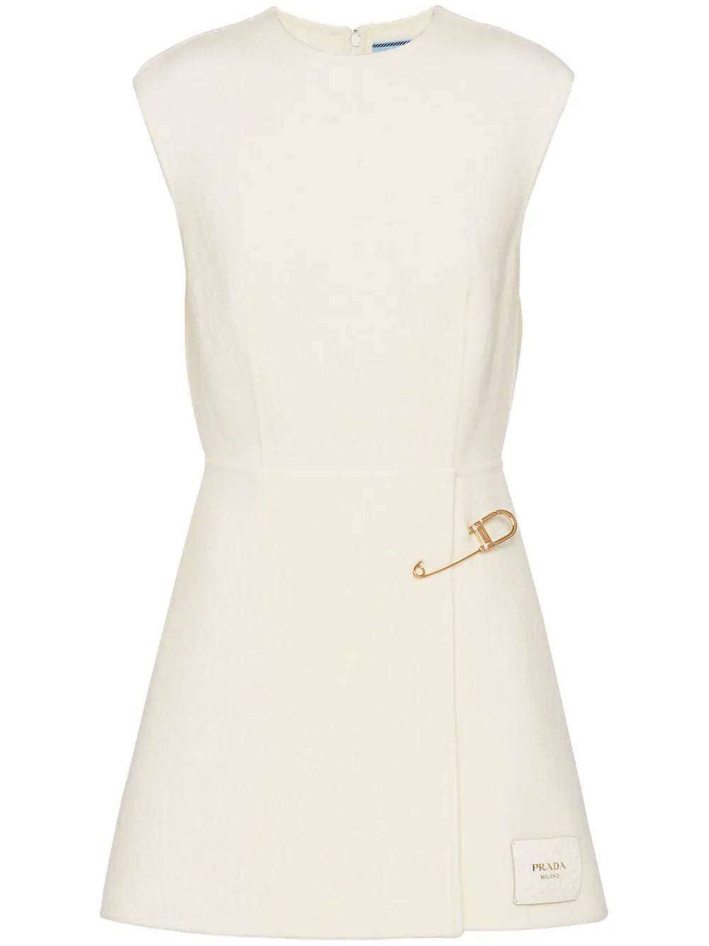 safety pin-detail minidress | Farfetch Global