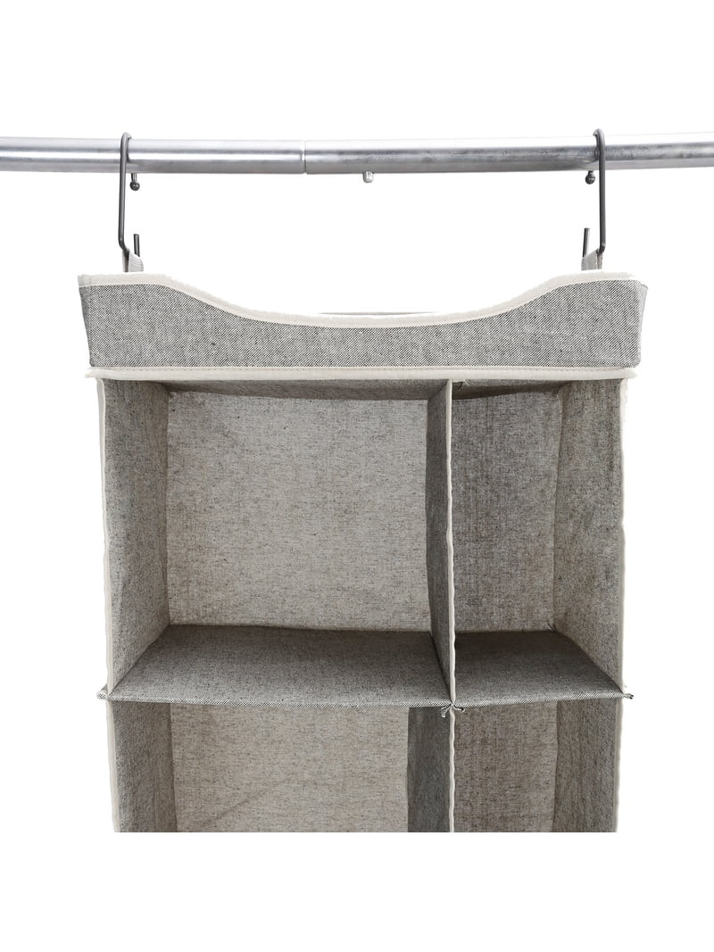 Better Homes & Gardens 5-Tier Hanging Closet Storage Organizer Dividers for Shoes and Clothes, 10... | Walmart (US)