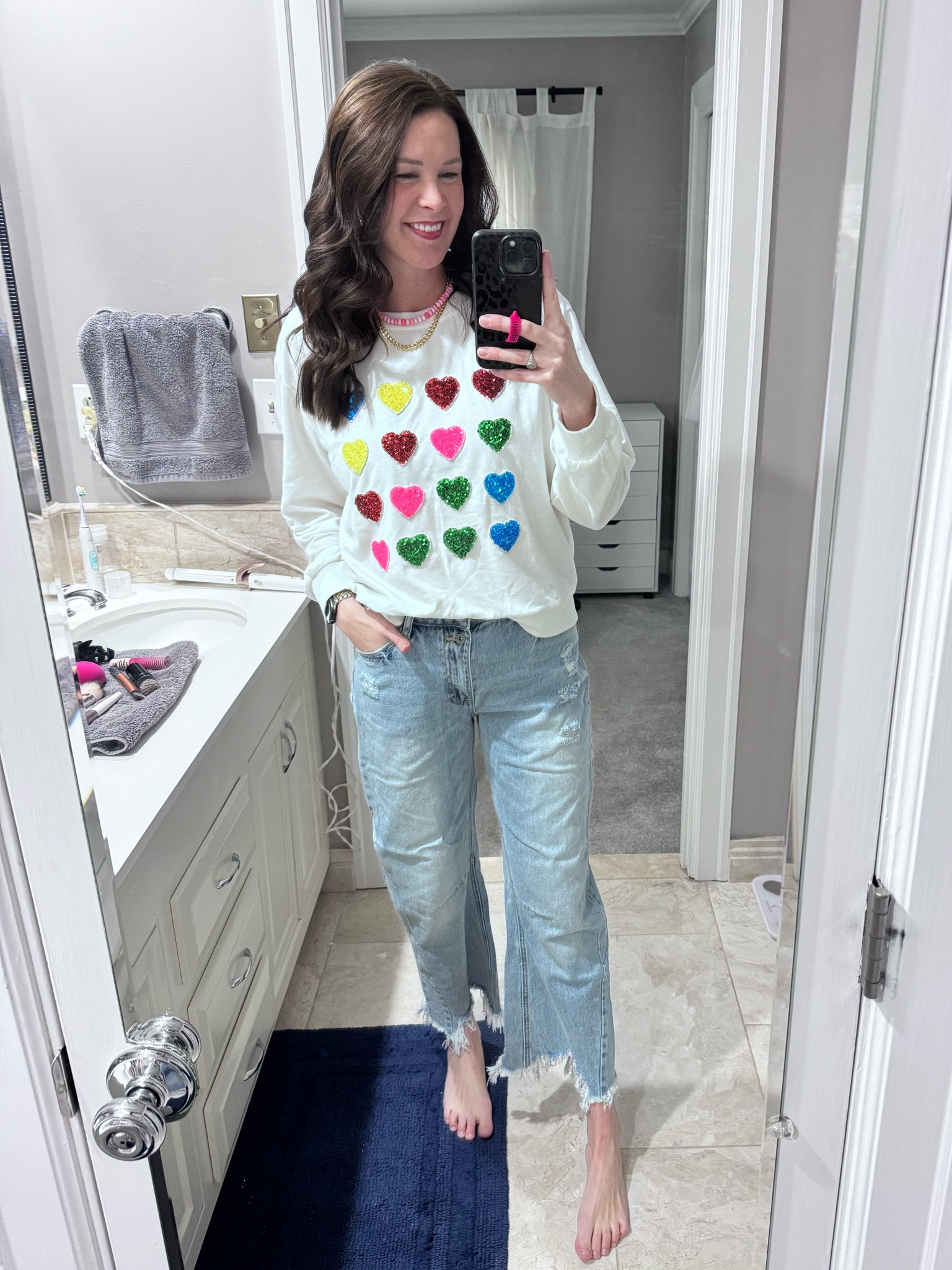 Sweatshirt is old Shop Avara but I linked a few similar! Leaning into the barrel jean trend - they are SO comfy! 

#LTKStyleTip #LTKSeasonal