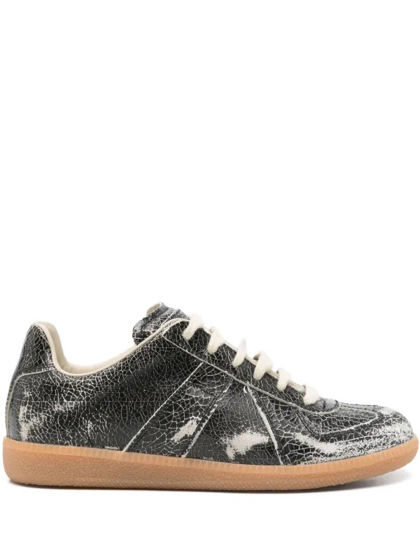 Maison Margiela Replica Sneakers | Black | FARFETCH | Farfetch Global