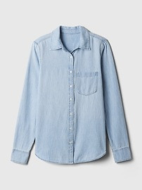 Organic Cotton Denim Classic Shirt | Gap (CA)