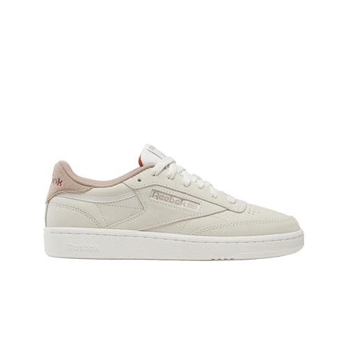 Reebok Women's Club C 85 Sneaker, Sand/Scorched Earth/Hoop Red, 11 | Amazon (US)
