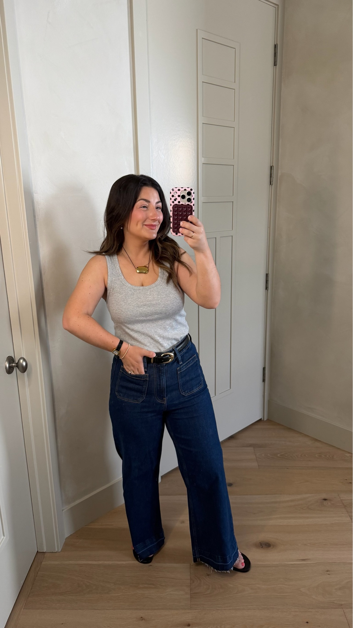 Chic spring outfit! 

Tank size small 
Jeans size 27 regular in ankle length jeans 

5’0” 140lbs  

 

#LTKgrwm #LTKootd #LTKPetite