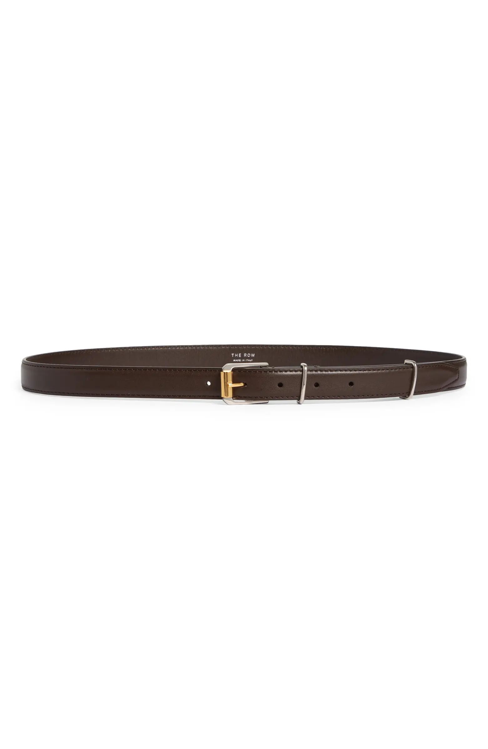 The Row Two-Tone Buckle Leather Belt | Nordstrom | Nordstrom
