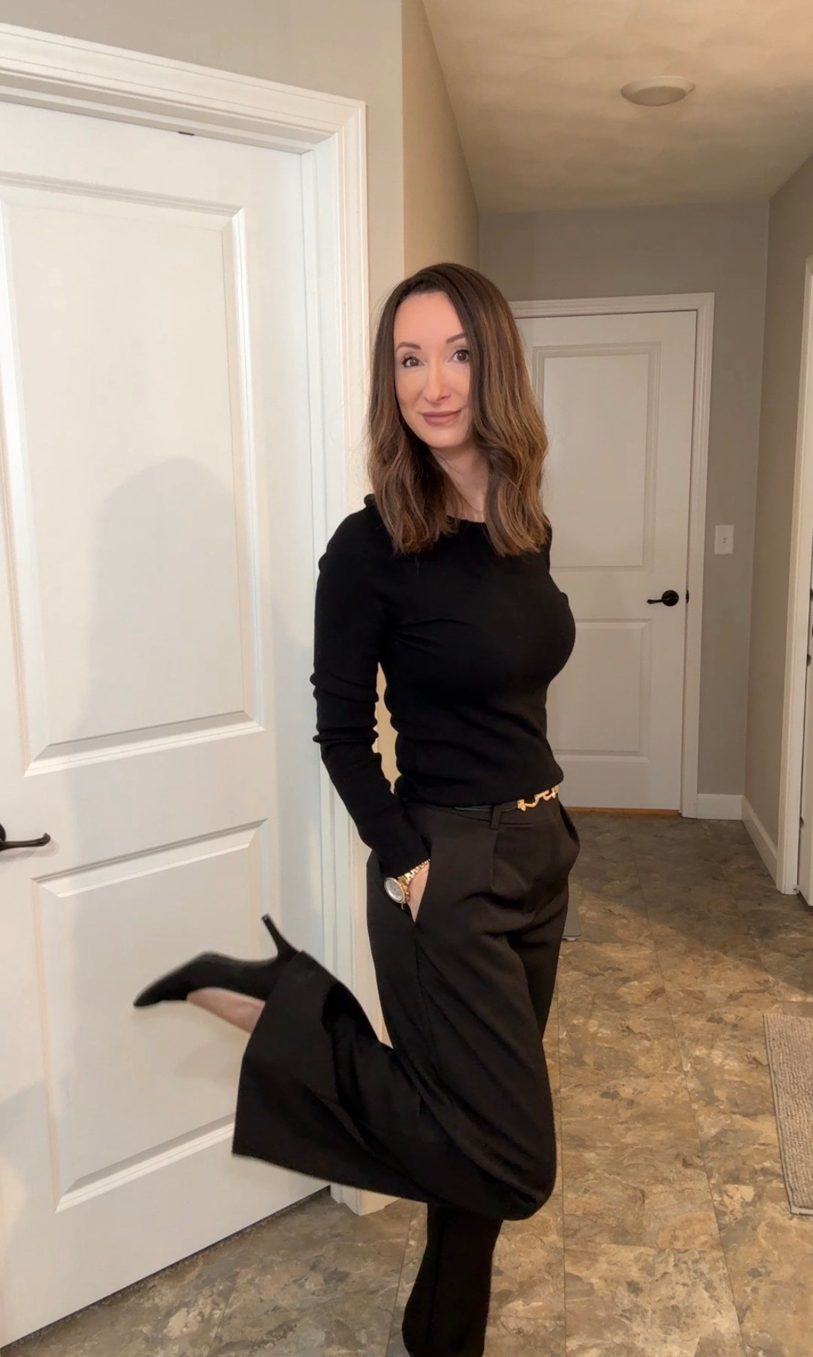 A simple black on black Office outfit when you don’t wanna put a whole lot of thought into what you’re wearing. It always looks nice.

#LTKootd #LTKgrwm #LTKWorkwear