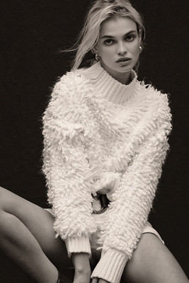 Callahan Mock-Neck Loop-Stitch Sweater | Anthropologie (US)