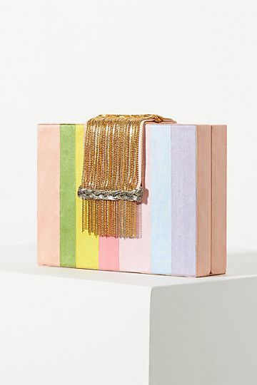 Simitri Rainbow Fringe Clutch | Anthropologie (US)