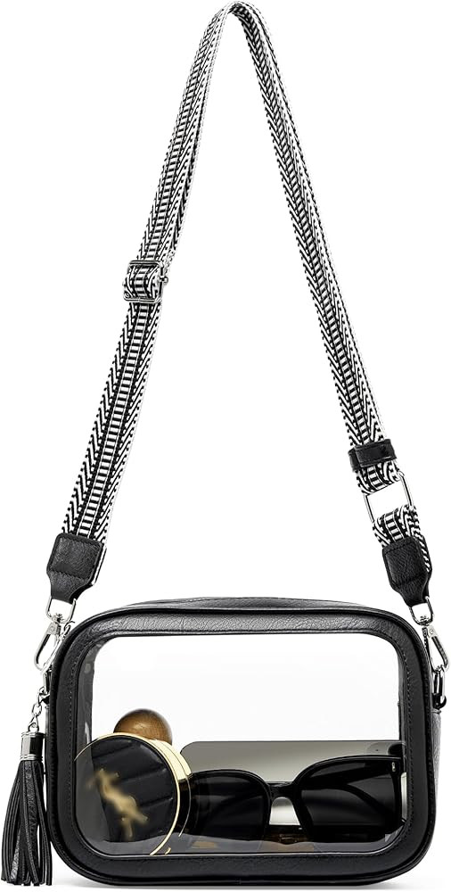 Unilily Clear Bag for Stadium Events, Clear Purse Stadium Approved Crossbody Bag for Concerts Sports Festivals Events Women | Amazon (US)