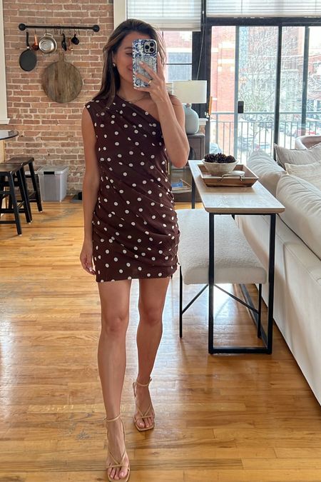 Dress and Amazon heels fit TTS! Love this look for a spring date night. 

#LTKfindsunder100 #LTKSeasonal