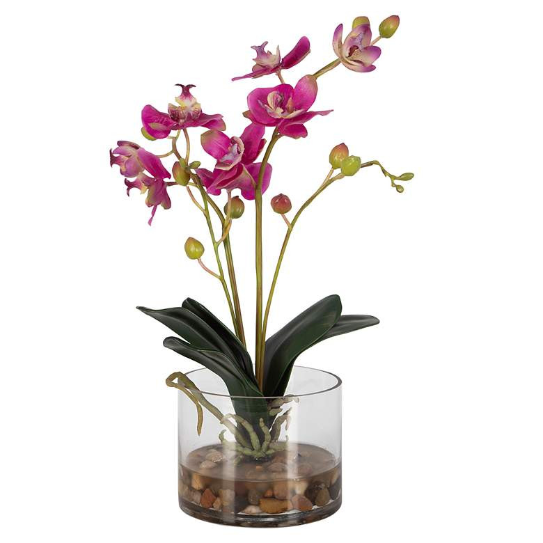 Uttermost Glory Fuschia Orchid - #8036A | Lamps Plus | Lamps Plus