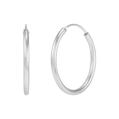 Silpada 'Endless Elegance' Hoop Earrings in Sterling Silver | Target