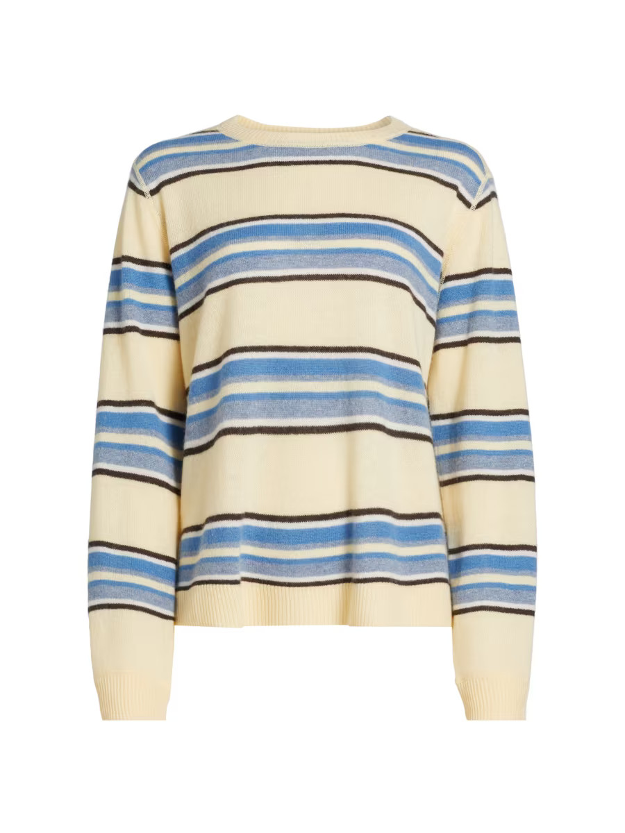 Striped Cashmere-Blend Sweater | Saks Fifth Avenue