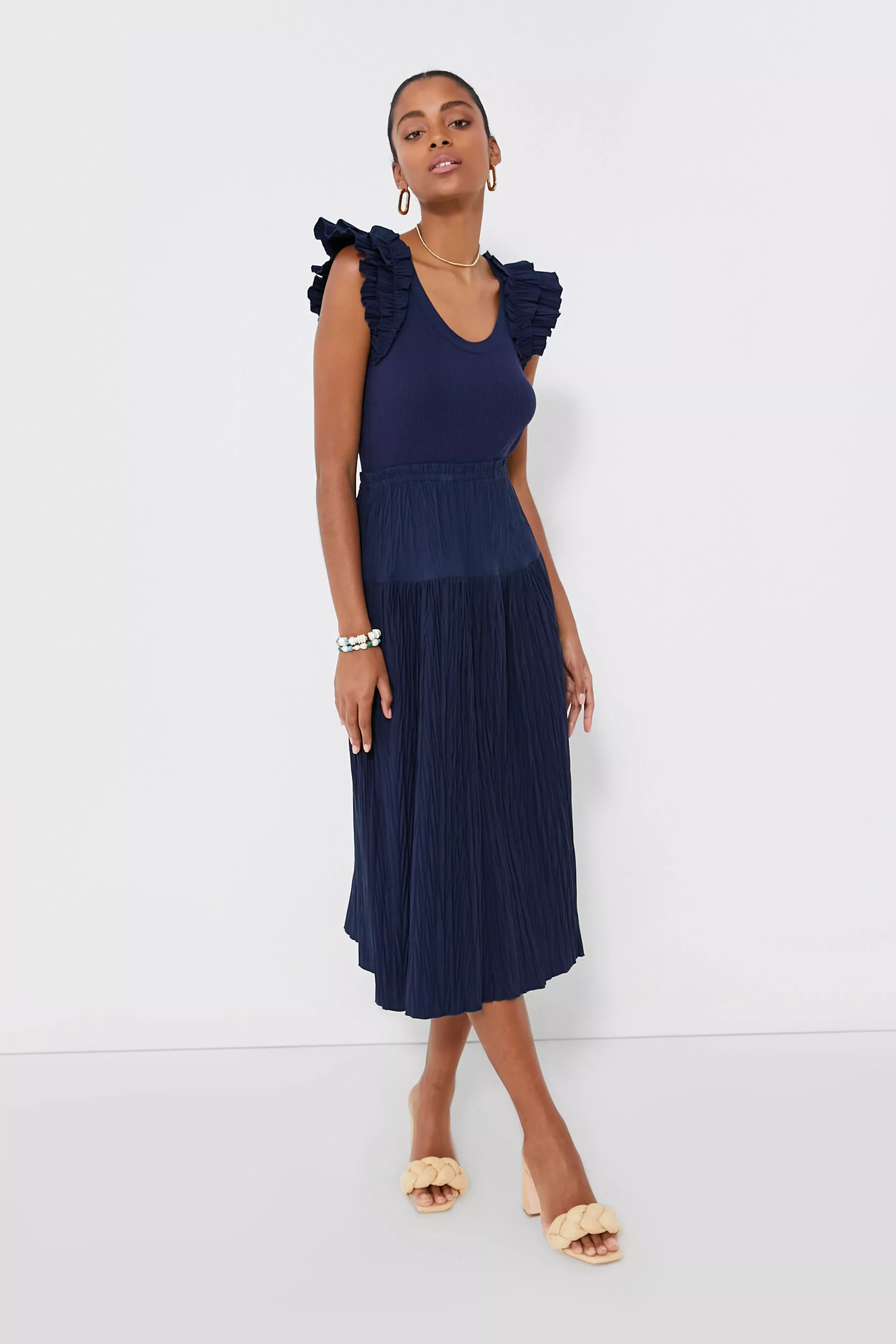 Whistles florella pleated dress store