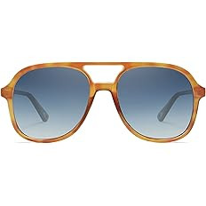 SOJOS Retro Polarized Sunglasses for Women Men Classic Trendy 70s Vintage Square Aviators SJ2174 | Amazon (US)