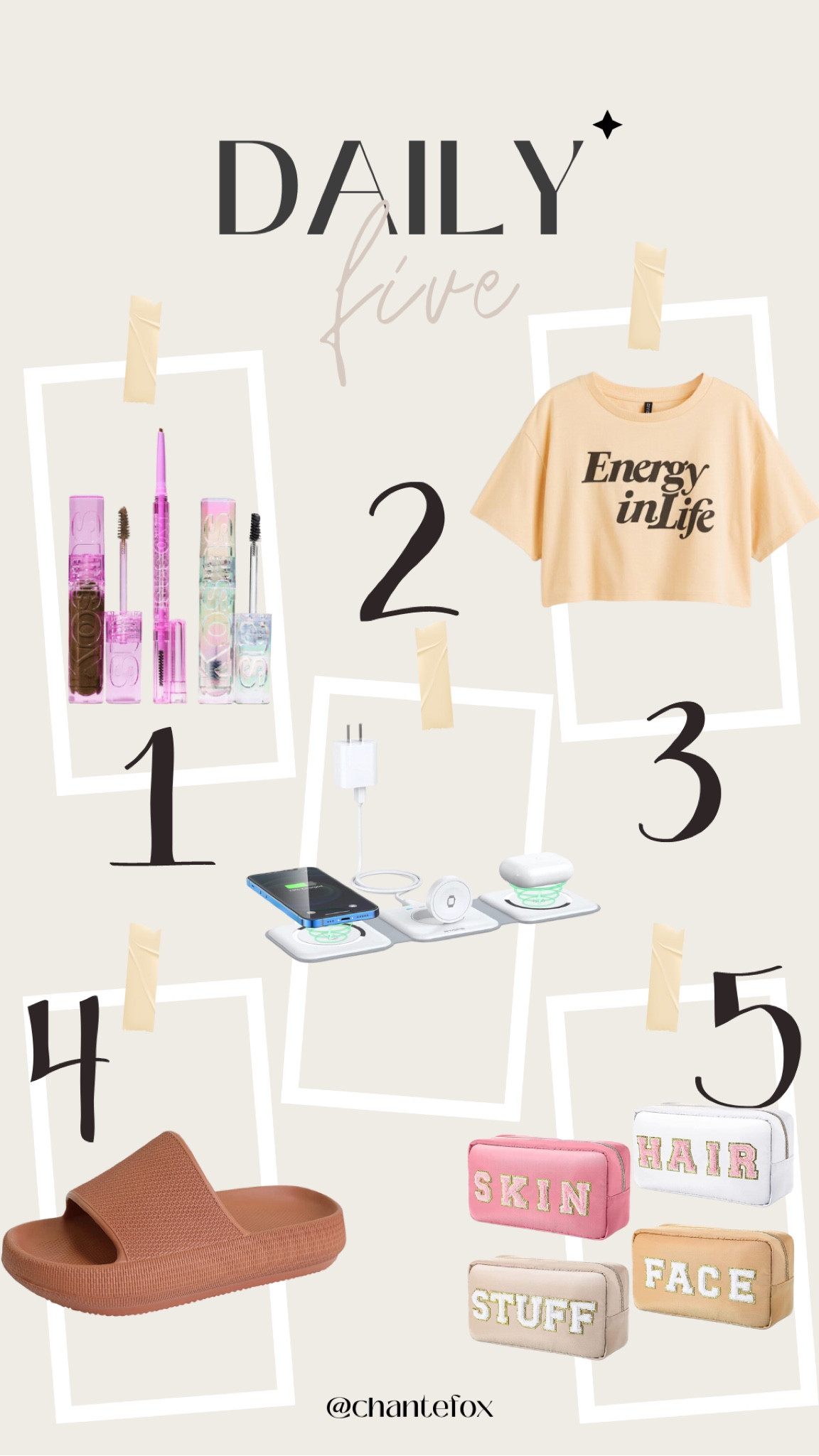 My 5 daily favorites 

#athletic #athleticclothes #leggings #under50 #athleticgear #cuteathleticclothes #workout #wotkoutclothes #ltkfind #cutefinds #cuteclothes #cutelooks #cutetote #totebag summerlook #springlook #girlsclothes #toddlergirl #toddlerlooks #springclothes #littlegirl #babygirl #toddlerpajamas #toddlerboy #genderneutral #boyclothes #walmartboy #babyboy #toddlerswim #swimsuits #cuteswimsuits #designerbags #designerdupes #purses #totebags #cutebags #sale #familyswim #familyswimsuits #mensswimsuit #mensswim #homedecor #walmarthome #interiordesign #couch #coffeetable #artwork #shoes #shoesale #cuteshoes #heels #weeklyfavorites #beautyfinds

#LTKGiftGuide #LTKBeautySale #LTKFind