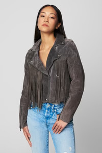 High Altitude Fringe Moto Jacket | BlankNYC